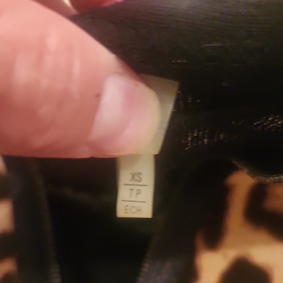 Elie Tahari Leopard Print Cow Hide Zip Front Dark Knit Cardigan Jacket Size XS - Picture 4 of 10